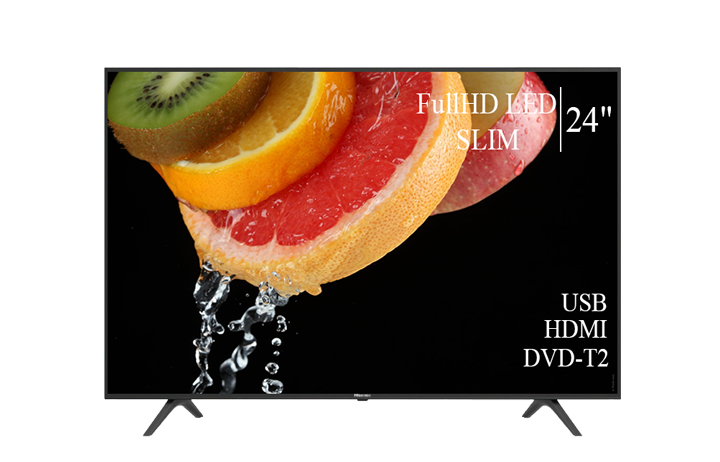 Сучасний Телевізор Hisense 24" FullHD T2 USB Гарантія 1 РІК!(1920×1080)