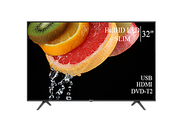 Сучасний Телевізор Hisense 32" FullHD T2 USB Гарантія 1 РІК!(1920×1080)