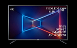 Сучасний Телевізор Sharp 58" Smart-TV/DVB-T2/USB Android 7.0 4К/UHD, фото 2
