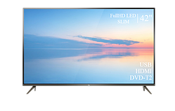 Сучасний Телевізор TCL 42" FullHD T2 USB Гарантія 1 РІК!