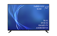 Современный Телевизор Bravis 32" Smart-TV FullHD T2 USB Гарантия 1 ГОД!