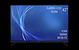 Сучасний Телевізор Bravis 42" FullHD T2 USB Гарантія 1 РІК!, фото 4