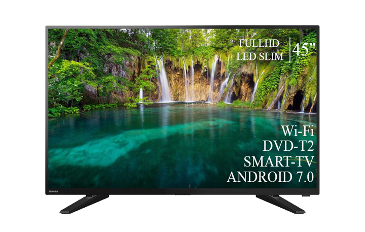 Сучасний Телевізор Toshiba 45" Smart-TV FullHD T2 USB Гарантія 1 РІК