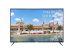 Сучасний Телевізор Liberton 28" FullHD+DVB-T2+USB