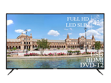 Сучасний Телевізор Liberton 42" FullHD+DVB-T2+USB