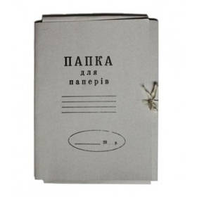 Папка картонна на зав'язках