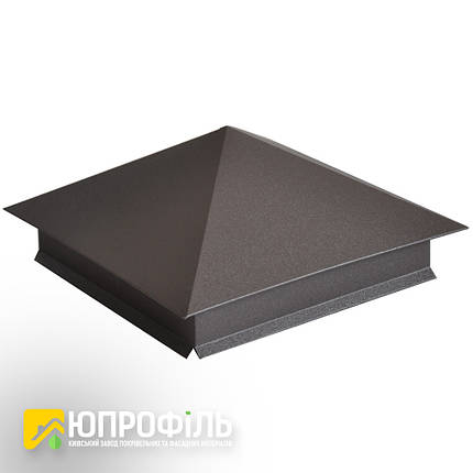 Ковпак на стовпа для забору, капелюхи на стовпчики, дашки на стовпи, фото 2