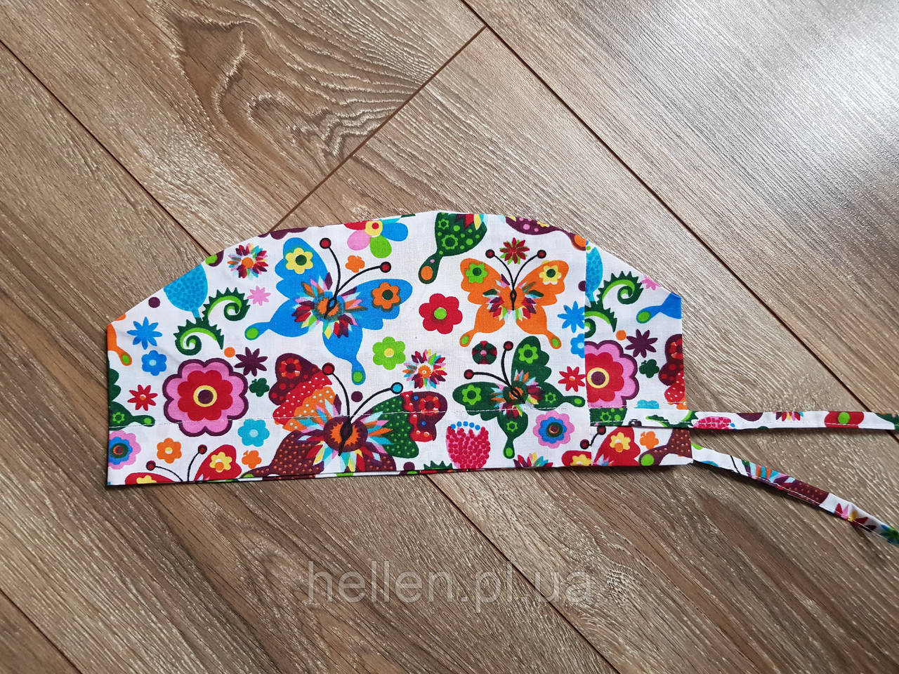 Медична шапочка з принтом " Метелики"