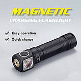 Налобний ліхтар SKILHUNT H04F RC (1200LM, CREE XP-L2 NW LED, 5000k, IPX8, Магніт, TIR + плоске скло, Магнітна зарядка), фото 5