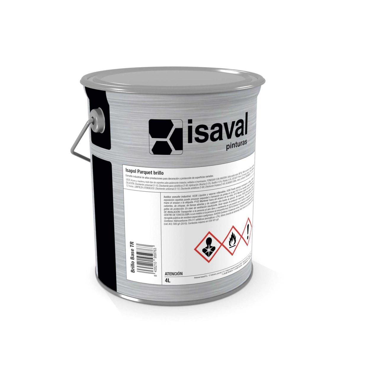Поліуретановий лак для підлоги Ізаполь Паркет ISAVAL 0,75л≈9м²/шар