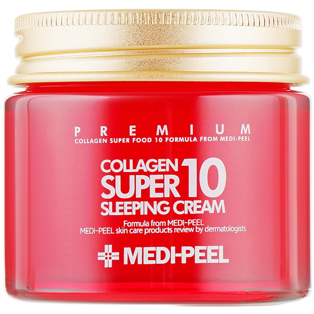 Нічний крем для обличчя з колагеном Medi-Peel Collagen Super 10 Sleeping Cream 70 мл, фото 1
