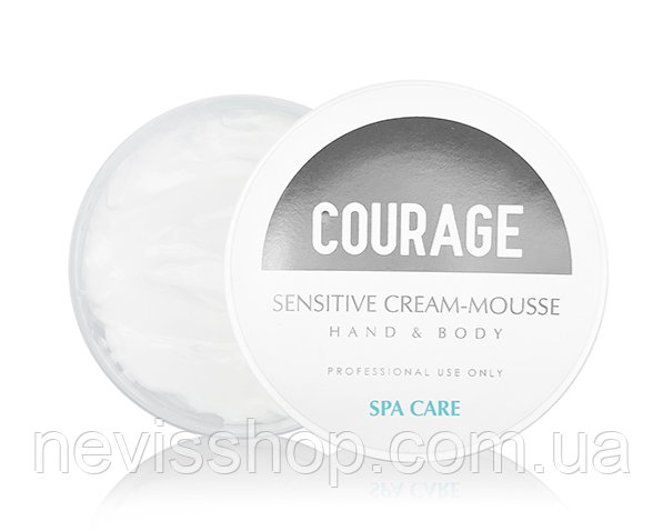 Крем -мус для рук та тіла Sensetive Cream-mousse hand & body Courage 300ml