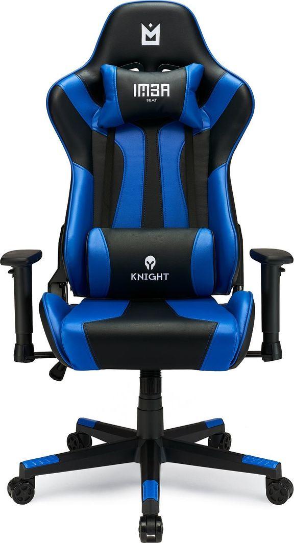 Комп'ютерне крісло для геймера IMBA seat Knight Black/Blue