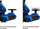 Комп'ютерне крісло для геймера IMBA seat Knight Black/Blue, фото 8