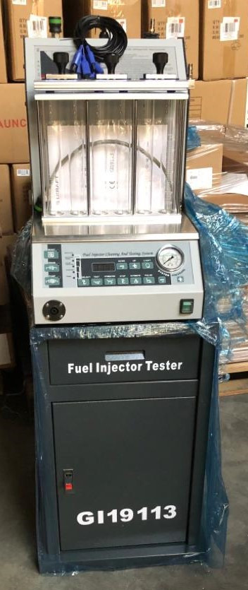 Стенд для промивання форсунок (6 форсунок, візка, УЗ-ванна з таймером) G.I. KRAFT GI19113, фото 1