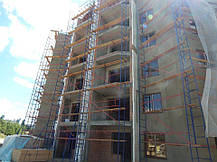 Клино-хомутові фасадні будівельні риштування 10.0 х 10.5 (м), фото 3