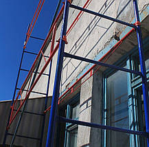 Клино-хомутові фасадні будівельні риштування 10.0 х 10.5 (м), фото 2