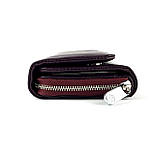 Шкіряний жіночий гаманець на магніті Karya 1131-243 фіолетовий, фото 2