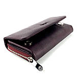 Шкіряний жіночий гаманець на магніті Karya 1131-243 фіолетовий, фото 3