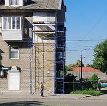 Будівельні рамні ліси комплектація 6 х 3 (м), фото 2