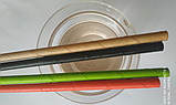 Одноразова паперова (картонна) трубочка для напоїв: L 190 мм Ø 6 мм, в упаковці (кол. білий), фото 5