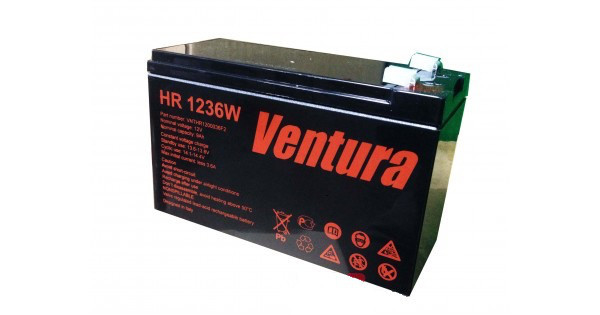 AGM акумулятор Ventura HR 1236W 9Ah 12V
