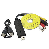 EasierCap USB карта, плата видеозахвата 64bit, конвертер оцифровка