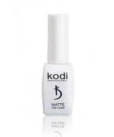 MATTE TOP COAT "VELOUR" NEW - МАТОВЕ ВЕРХНЄ ПОКРИТТЯ (ТОП/ФІНІШ) ДЛЯ ГЕЛЬ-ЛАКУ "ВЕЛЮР", 8МЛ.Kodi