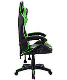 Ігрове крісло Игровое Спортивне крісло СТУЛ EXT ONE ЗЕЛЕНЕ Стул офисный компьютерный Геймерське крісло Офісне, фото 4