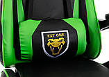 Ігрове крісло Игровое Спортивне крісло СТУЛ EXT ONE ЗЕЛЕНЕ Стул офисный компьютерный Геймерське крісло Офісне, фото 6