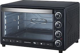 Електродуховка Liberton LEO-650 Black 65 л. гриль конвекція - MegaLavka
