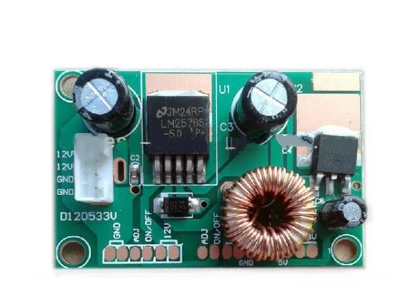 Універсальний модуль 12V; 3.3 V; 5V на Lm2576S