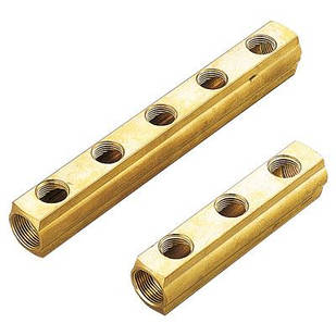 Колектор 1 1/4 В х 2 * 1/2В х 3/8В-50 мм TIEMME