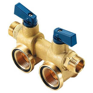 Колектор подвійна серія TOTEM із кульовими кранами 1х1х 3/4В-Н х2 хол.