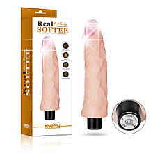 Реалістичний вібратор Real Softee Vibrator Flesh 8,3"