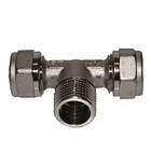 Трійник 20х3/4 із зовнішньою різзю х20 (1608N200520), TIEMME (Італія), фото 2