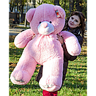 Плюшеві ведмеді: Плюшеве ведмежа 1,4 метра (140 см), Рожевий, фото 3
