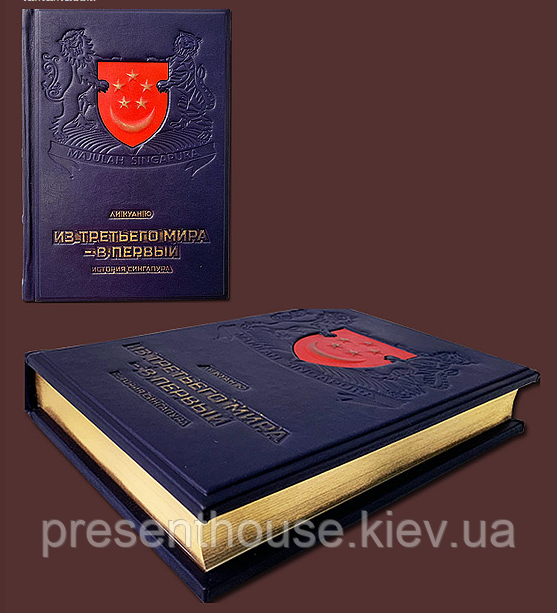 Книга шкіряна Лі Куан з третього світу у перший. Історія Сінгапуру, фото 1