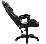 Геймерське ігрове крісло Спортивне крісло EXT ONE Black Офисное кресло компьютерное Стул игровой Кресло спорт, фото 3