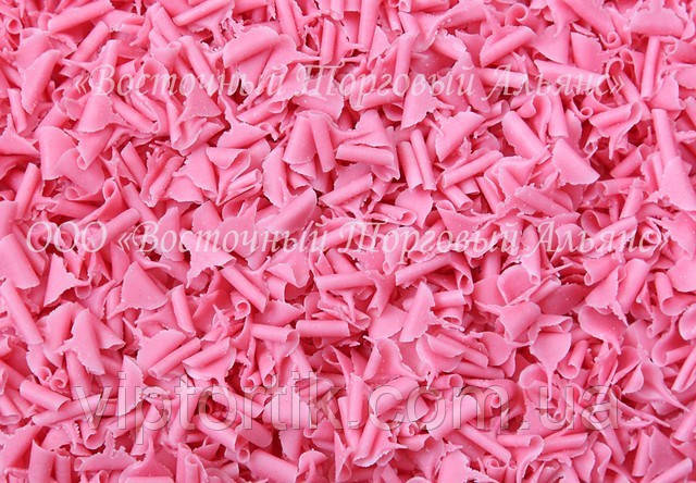 Посипання з шоколаду — Стружка полунична - 150 г, фото 1