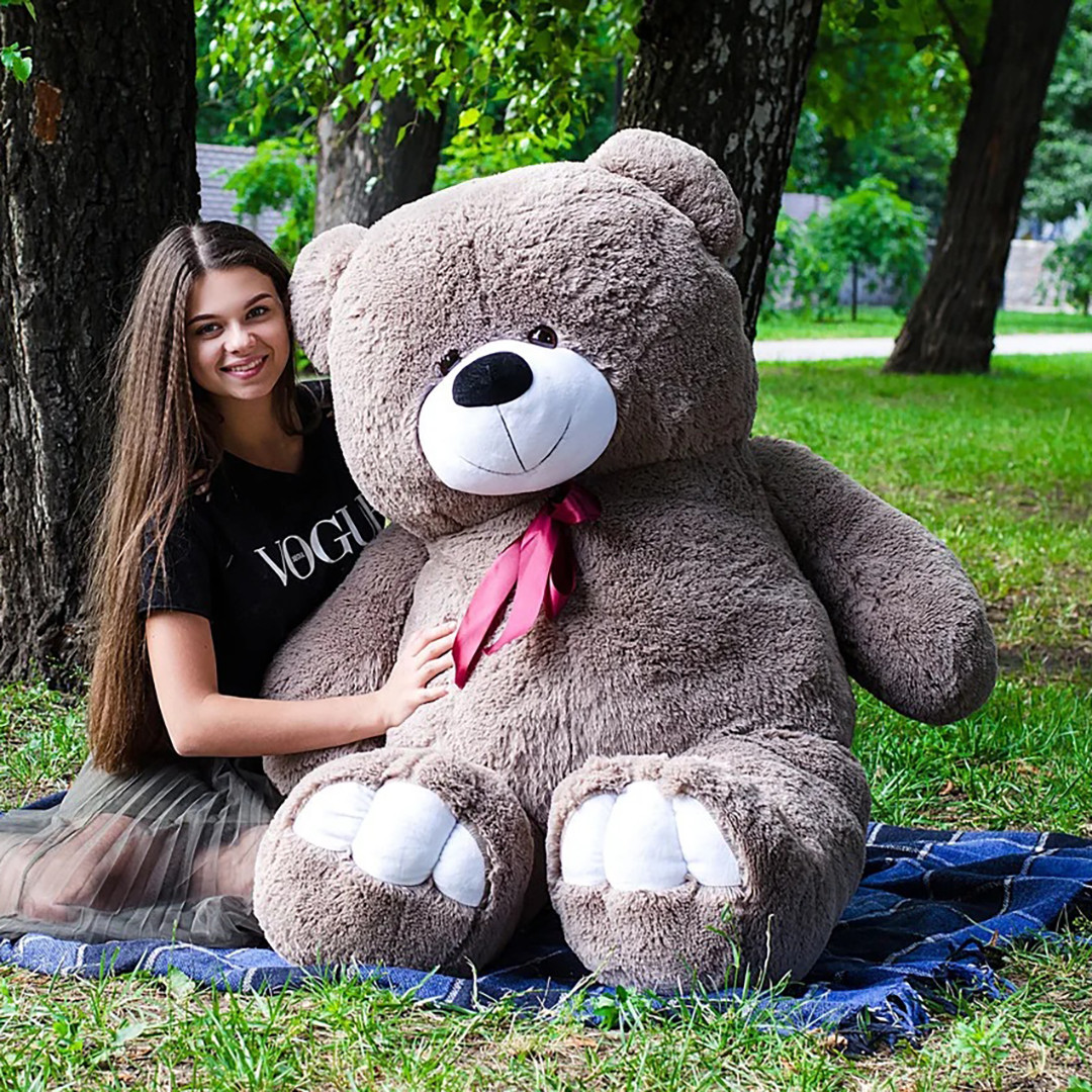 Плюшеві ведмеді: Плюшеве ведмежа 1,7 метра (170 см), Капучино, фото 1