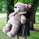 Плюшеві ведмеді: Плюшеве ведмежа 1,7 метра (170 см), Капучино, фото 2