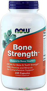 Вітаміни для кісток нау фудз Now Foods Bone Strength 240 капсул