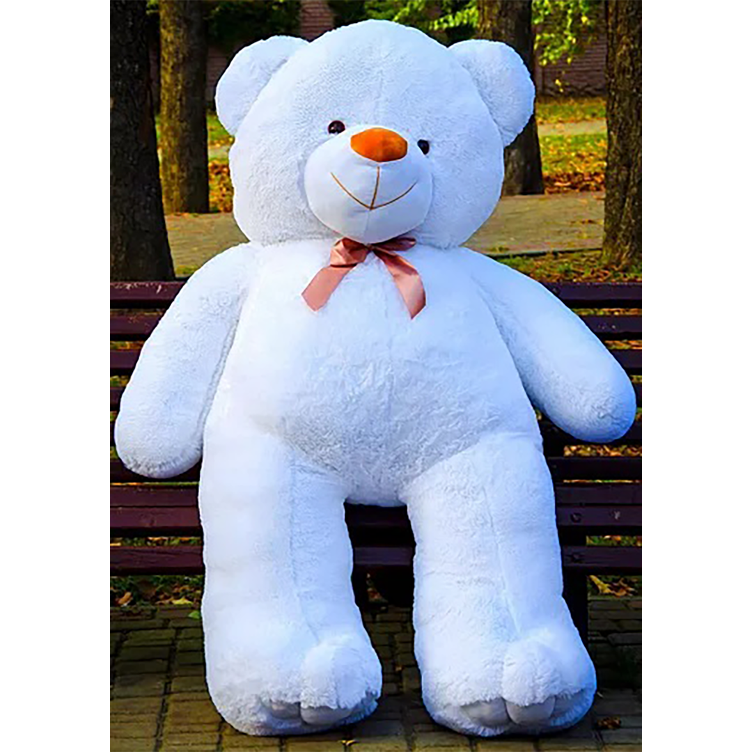 Плюшеві ведмеді Плюшевий ведмедик 1 МЕТР, Рожевий, фото 1