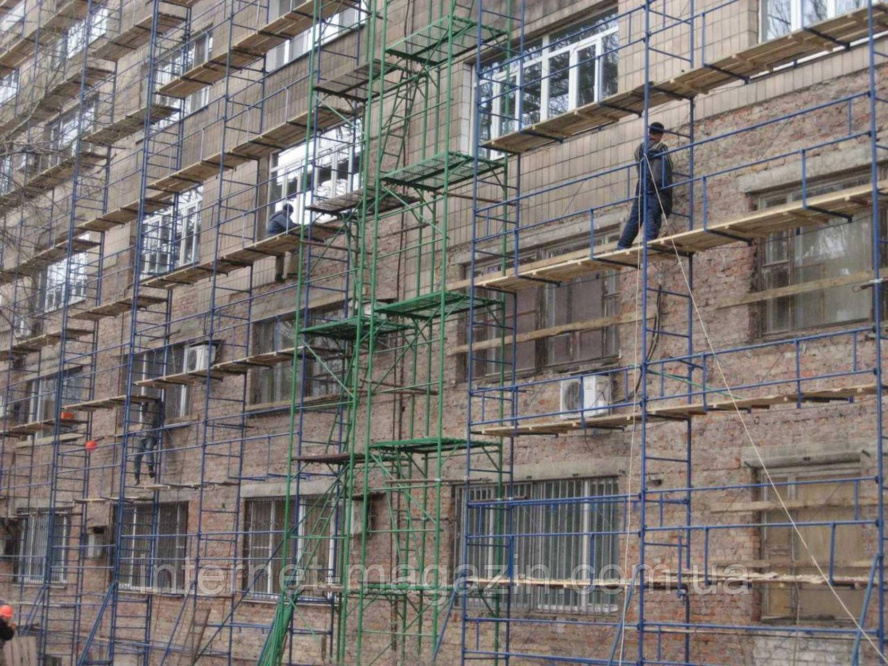 Будівельні ліси комплектація 7.5 х 7.0 (м), фото 1