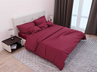 Простирадло страйп-сатин, смужка 1*1 см