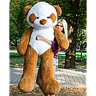 Плюшеві ведмеді Плюшевий ведмедик 1 МЕТР, Рожевий, фото 2