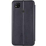 Шкіряний чохол книжка Classy для Xiaomi Redmi 9C чорний, чохол книга фліпредмі 9с, фото 5