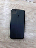 Шкіряний чохол книжка Classy для Xiaomi Redmi 9C чорний, чохол книга фліпредмі 9с, фото 9