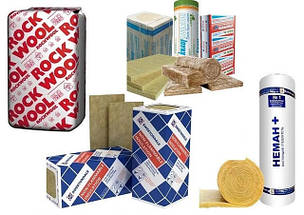 Мінеральна вата ( Фасадна, Для Даху)